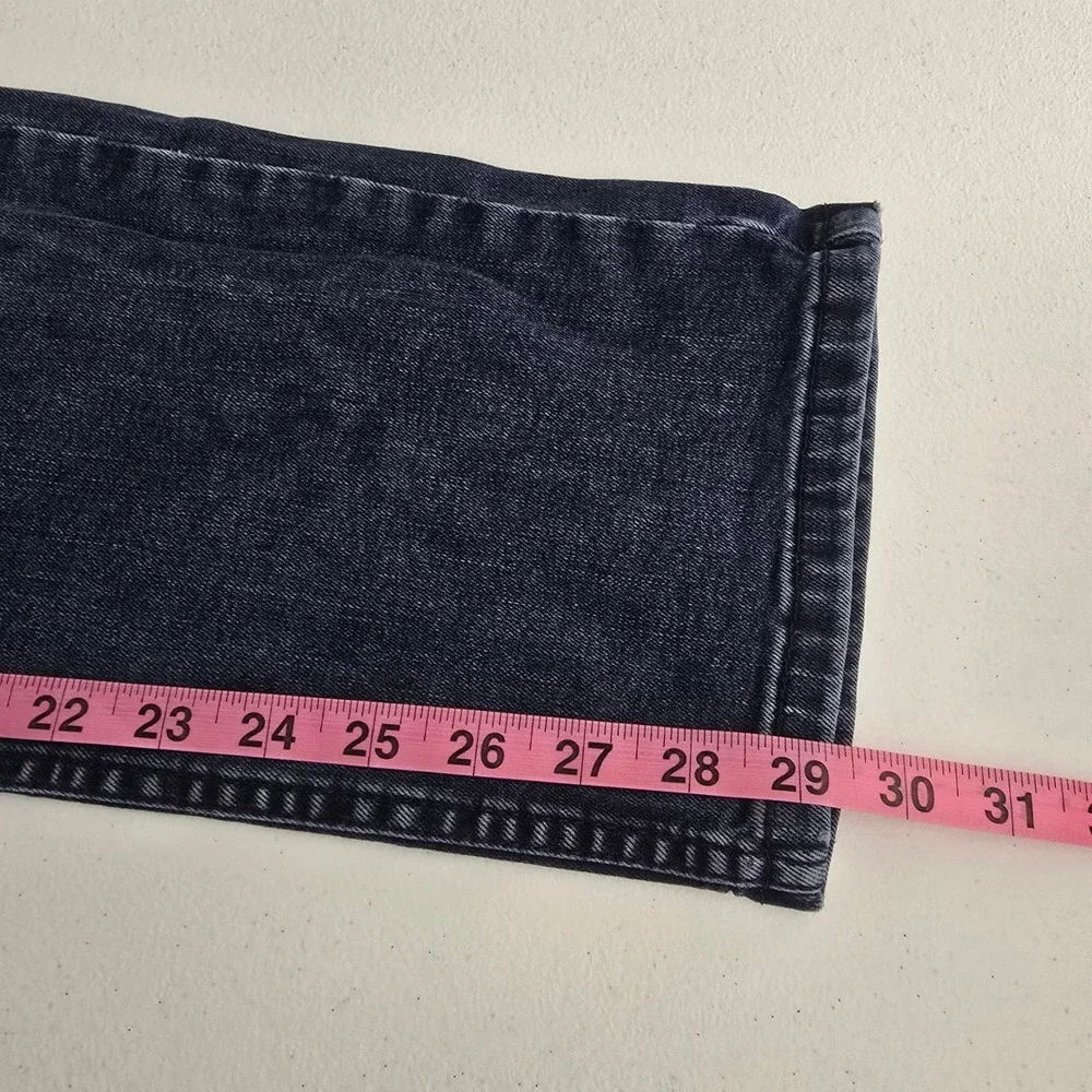 Levis 502 Regular Taper Mens Blue Jeans Dark Wash‎ 33x30 Stretch Denim 540196